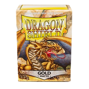  Dragonshield: 100 mat gold sleeves